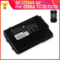 authentic replacement battery 82 171249 02 82 171249 01 for zebra tc70 tc75 symbol scanner battery large capacity 4620mah 4 2v