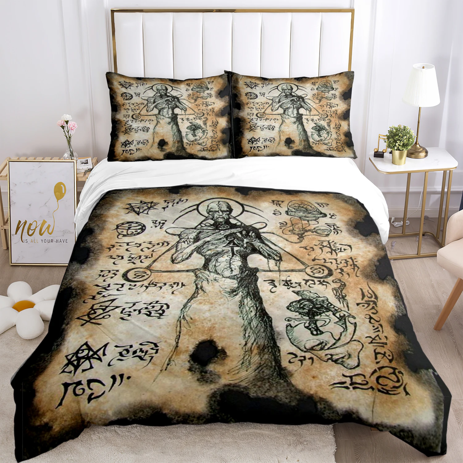 

Cthulhu Digital Print Polyester Bedding Sets Child Kids Covers Boys Bed Linen Set for Teens king size bedding set cover