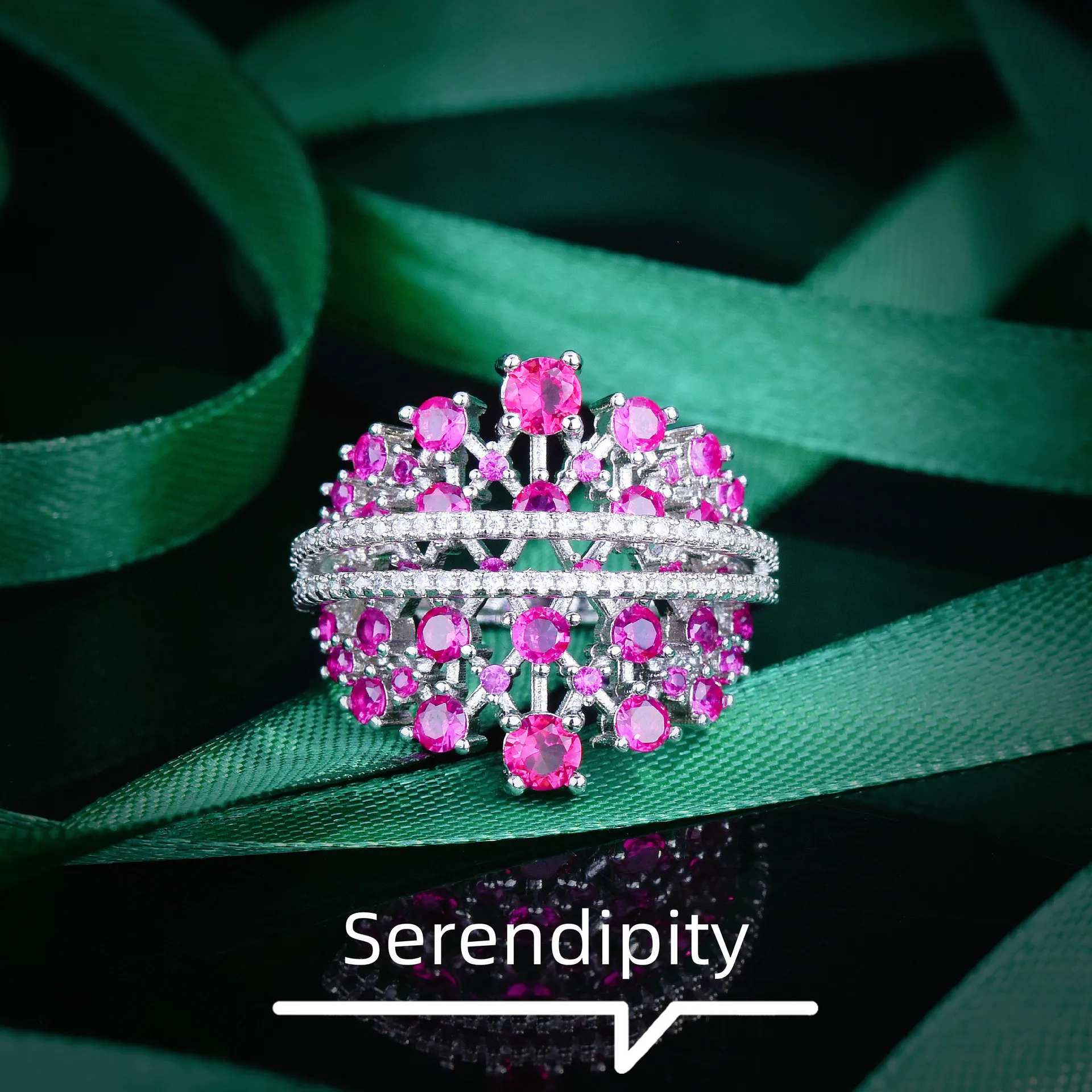 

New Luxury Rose Red Zircon Rings For Women Vintage Silver Color Promise Love Engagement Ring Romantic Bridal Wedding Jewelry