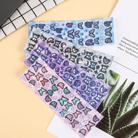 1 pcs color laser flash sticker butterfly gradient color star chasing small card decorative sparkling sticker spot