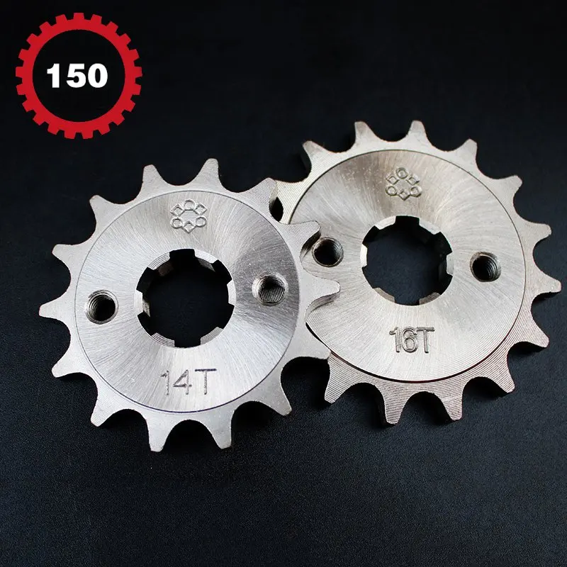 

1Pcs Nickel Alloy Steel 428 14T 15T 16T Tooth Sprocket for YBR150-5 YS150 Motorcycle Scooter Dirt Pit Bike ATV Moped Buggy