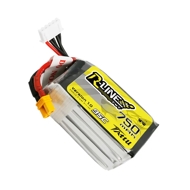 TATTU-R-LINE 1 0 14 8 V Lipo аккумулятор 750mAh 95C для радиоуправляемого FPV самолета