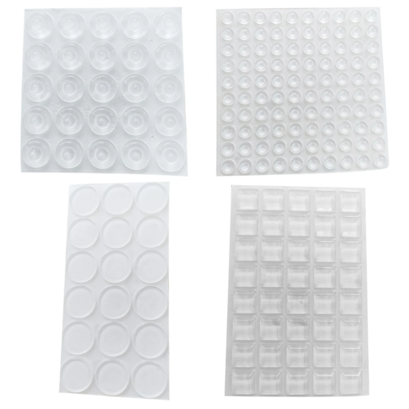

183pcs Furniture Buffer Pad Self Adhesive Drawer Anti Collision Noise Dampening Easy Install Cabinet Clear Soft Silicone