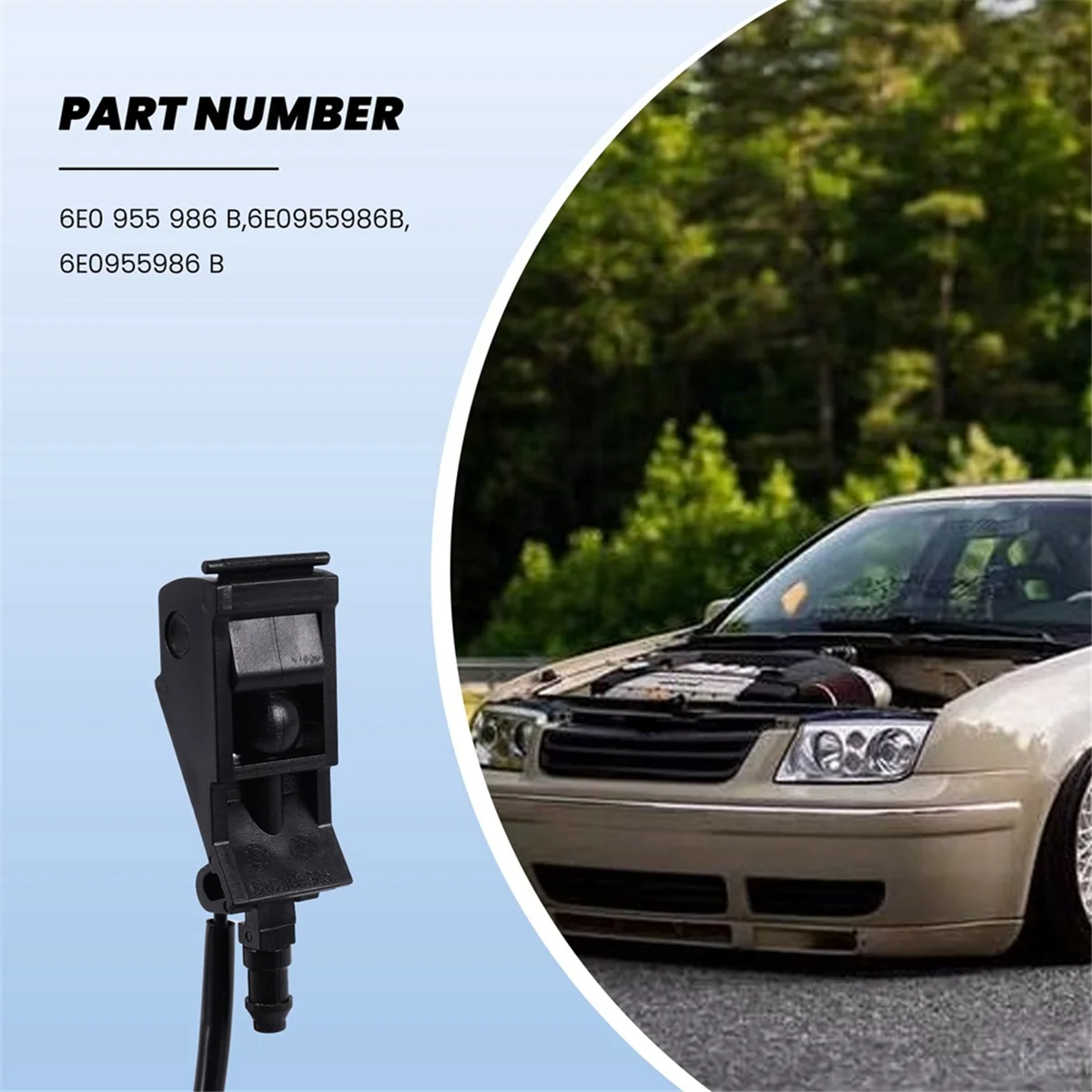 Омыватель лобового стекла для автомобилей Bora MK4 Golf Passat B5 Beetle Skoda быстрая сиденья