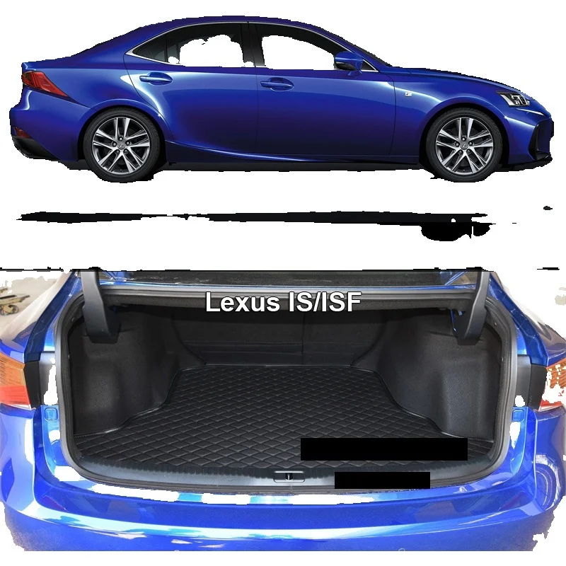 2017 для lexus is is200t is350 is300h автомобильный кожаный коврик багажник нагрузка 2005-2019 2018