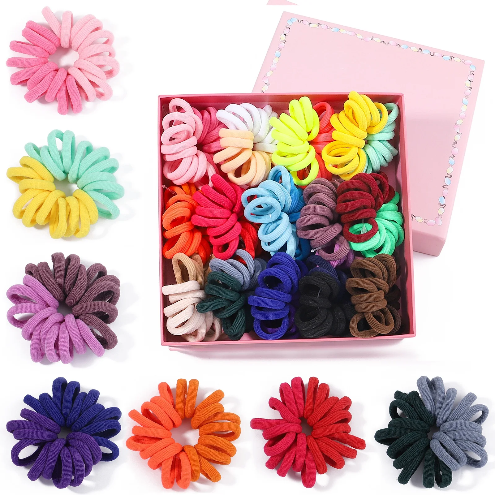 

Резинка для волос детская, 50/100 шт./комплект