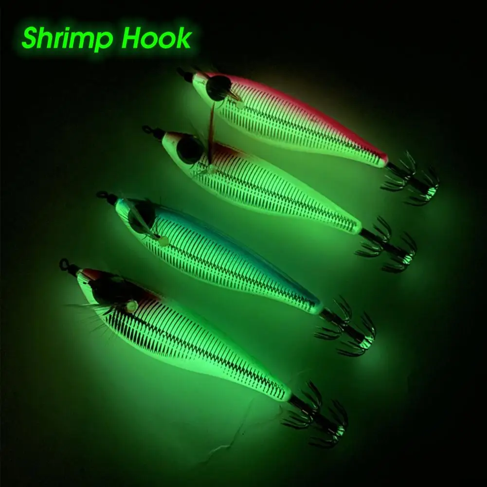 

HOT SALES!!! 7.5cm/10g Reusable Artificial Bait Shrimp Shape Luminous Eco-friendly Durable Fake Bait Fishing Supplies