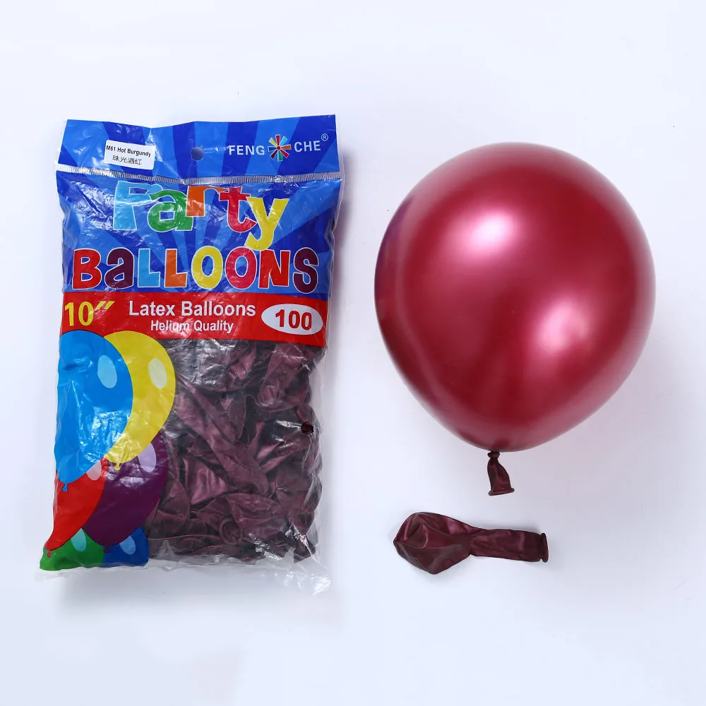 124 шт./компл. розовое золото конфетти кожа бордовый воздушные шары-гирлянды день