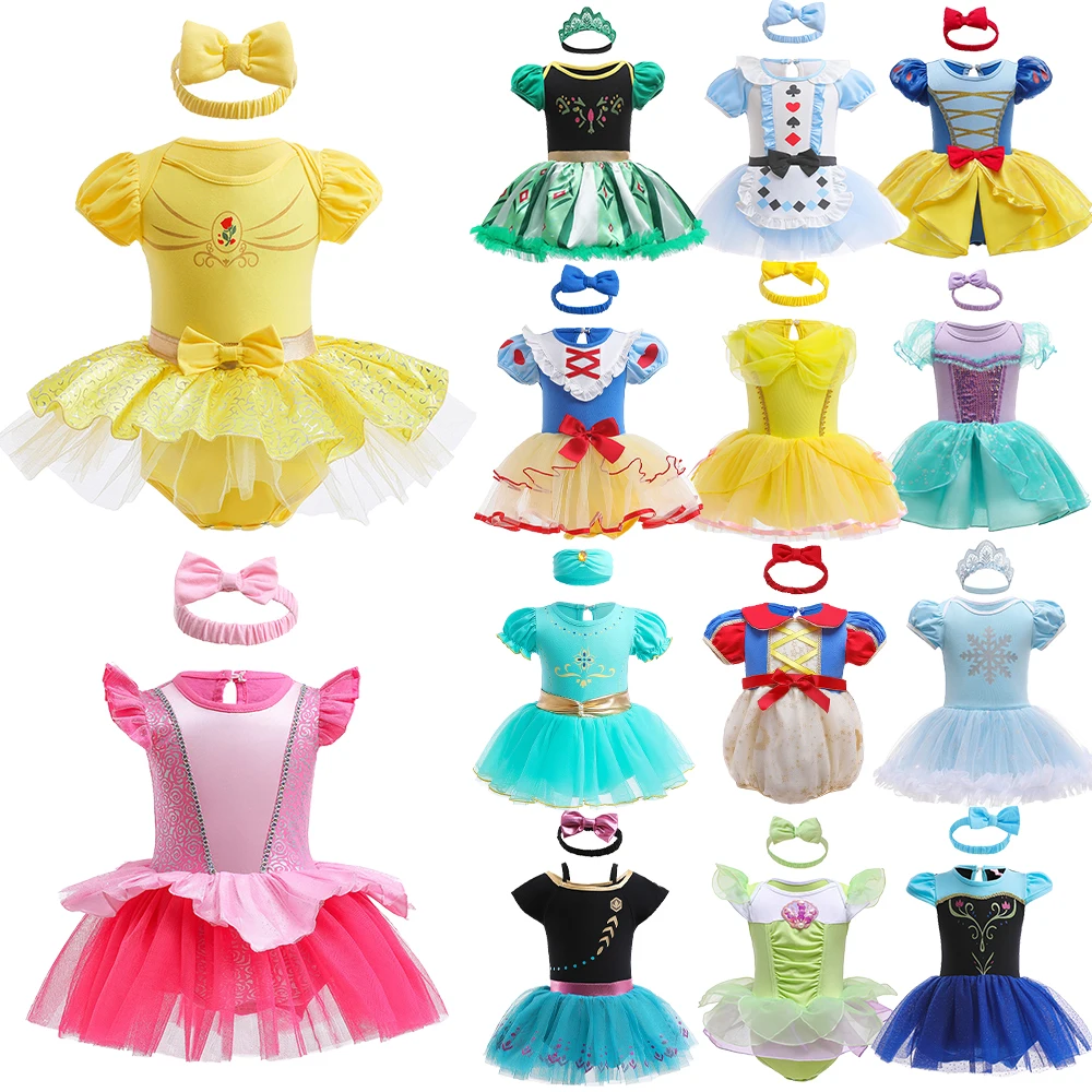 Детский комбинезон принцессы на возраст 0-24 месяца