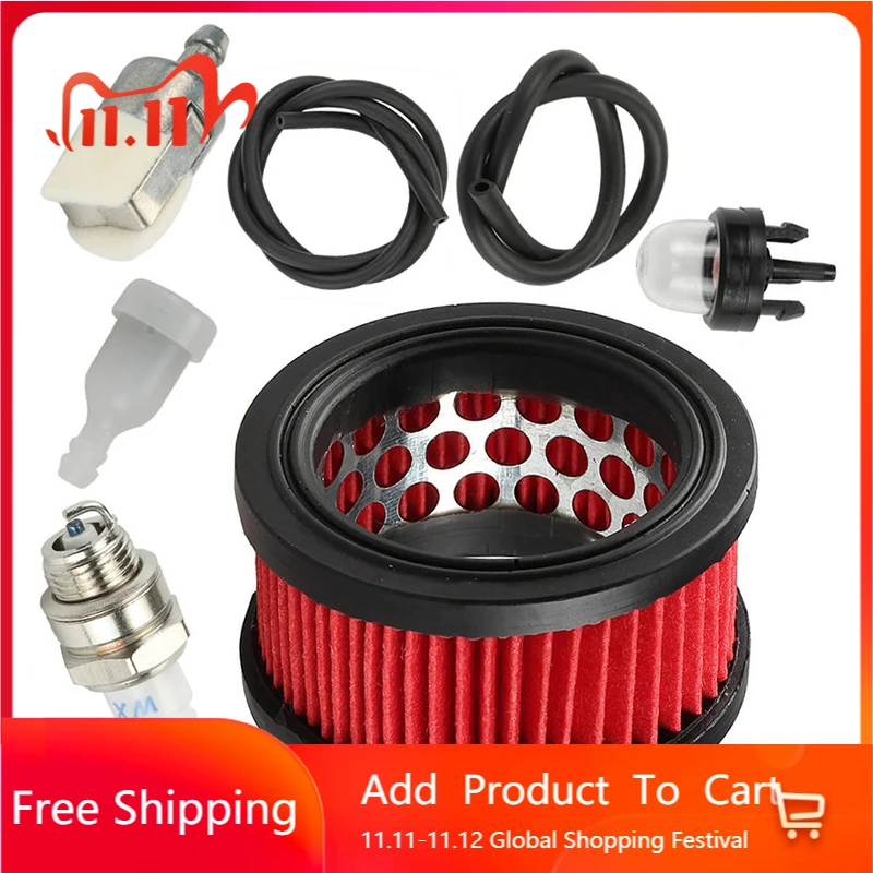 

Air Fuel Filter Spark Plug Primer Bulb Fuel Lines Tank Vent Kit For Echo 13030039730 CS-370 CS-400 CS-5000 CS-3500 Chainsaw