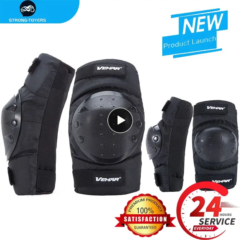 

Combinations Motorcycle Gear Anti-fall Knee And Elbow Pads Are Equipped With A Short 4-piece Set Of Protective Gear Equipments