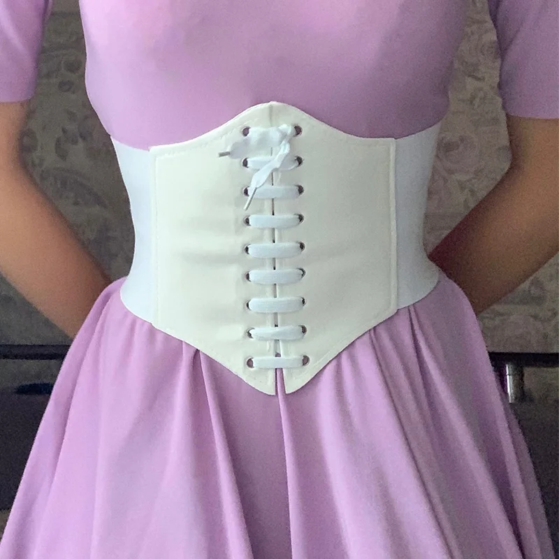 Corset Belt Bandage Super Wide Pu Leather Girdle Slimming Body Women Elastic High Waist Belts Cinto Sobretudo Feminin Ceinture