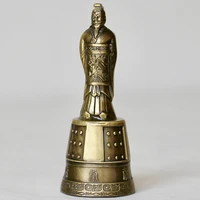 matel material artificial emperor qins terracotta warriors copper bell artificial first emperor of qin copper bell
