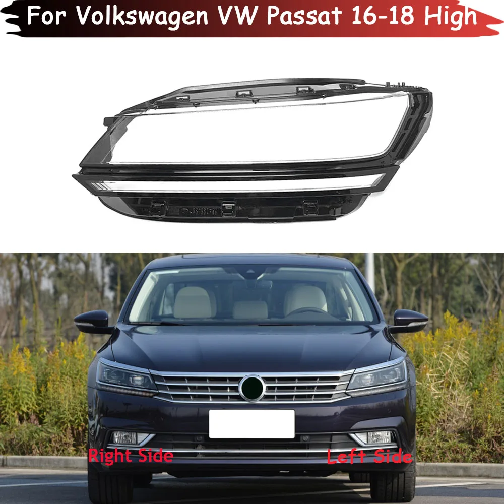 

Car Front Headlight Lens Glass Auto Shell Headlamp Caps Lampshade Lamp Cover Lampcover For Volkswagen VW Passat 2016 2017 2018