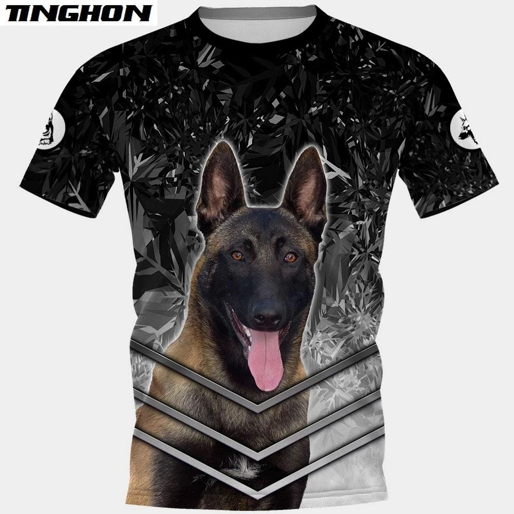 Футболки с животными 3D рисунок животных калейдоскоп собаки AMSTAFF пуловеры