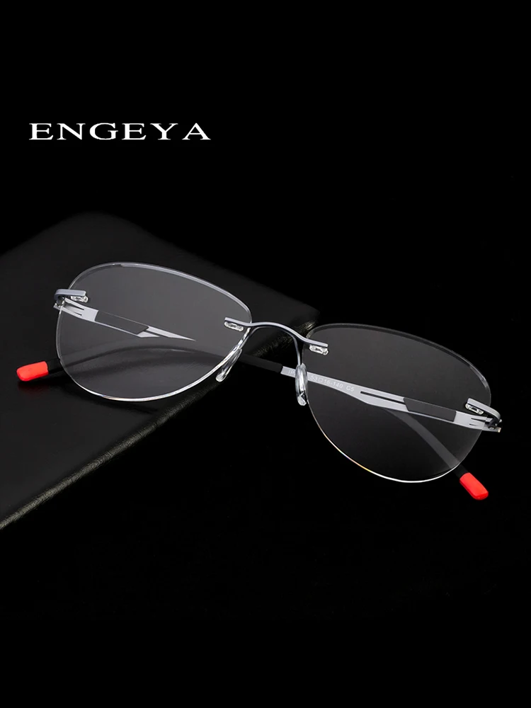 Сверхлегкие и модные безрамочные очки с персонализированным ретро-стилем