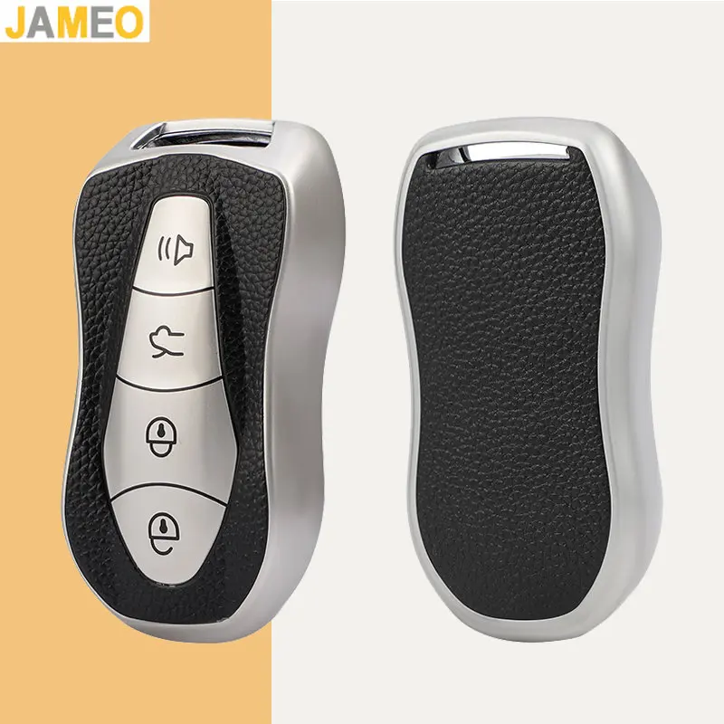 Кожаный чехол для автомобильного ключа из ТПУ, защитный чехол-брелок для Geely Atlas Pro Boyue Tugella Azkarra FY11 Emgrand GS X6 SUV EC7, брелок