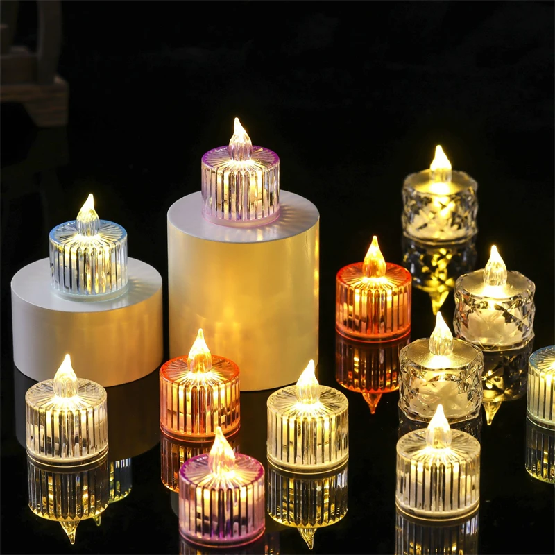 

24Pcs/Set Flameless LED Tealight Candles Light Battery Operated Romantic Lights for Birthday Party Wedding Valentine's Day Decor