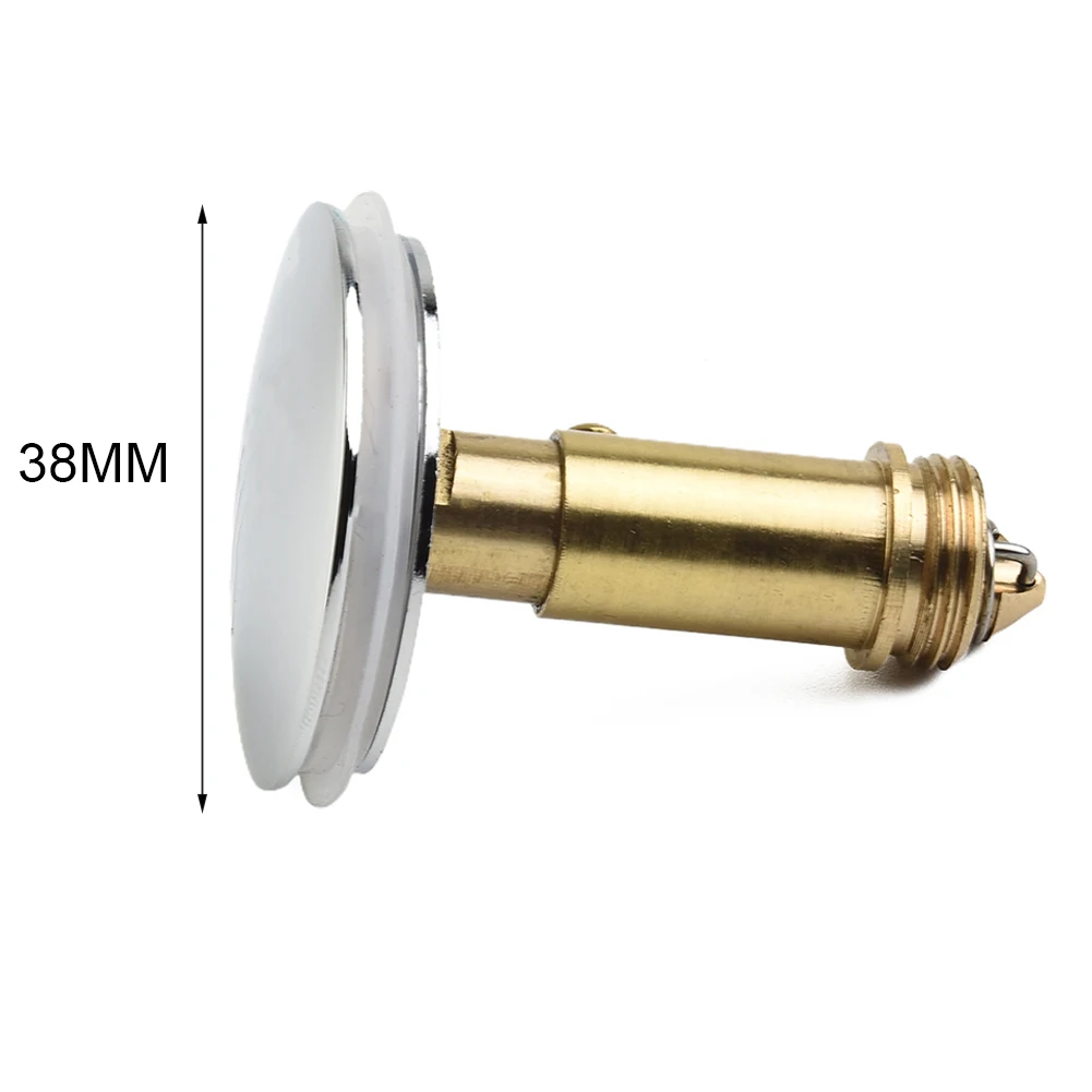 Улучшите систему отходов в бассейне с хромированной кнопкой раковины заглушкой +