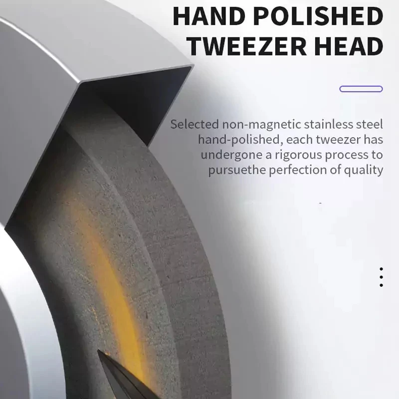 MECHANIC KS-11 ручная полированная перемычка немагнитный пинцет 0 008 мм наконечник