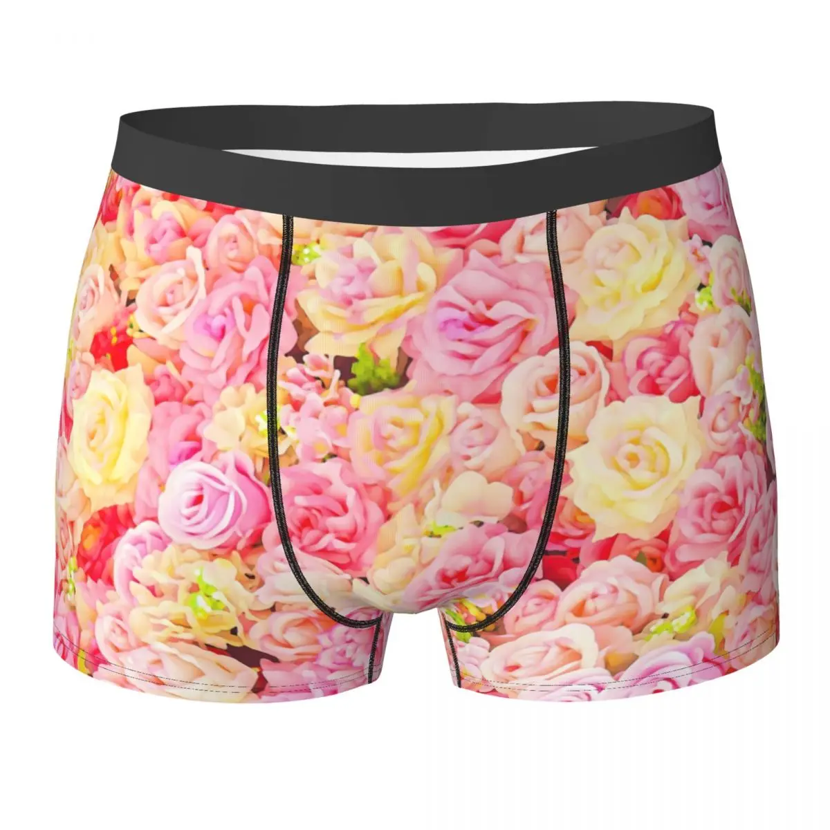 

Трусы-боксеры мужские с цветочным принтом, на заказ
