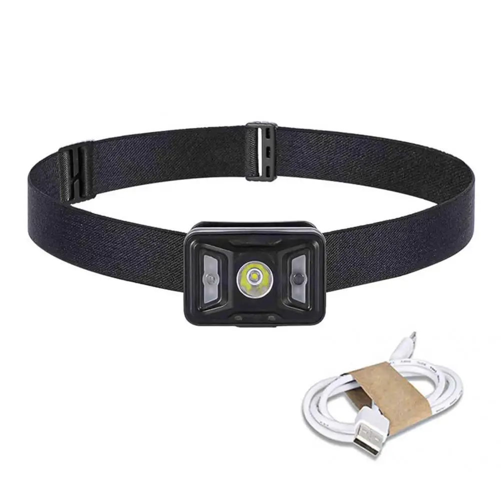 

Practical LED Headlamp Rechargeable Durable Sensitive Headlamp Head Torch Safety Headlamp for Hiking Running