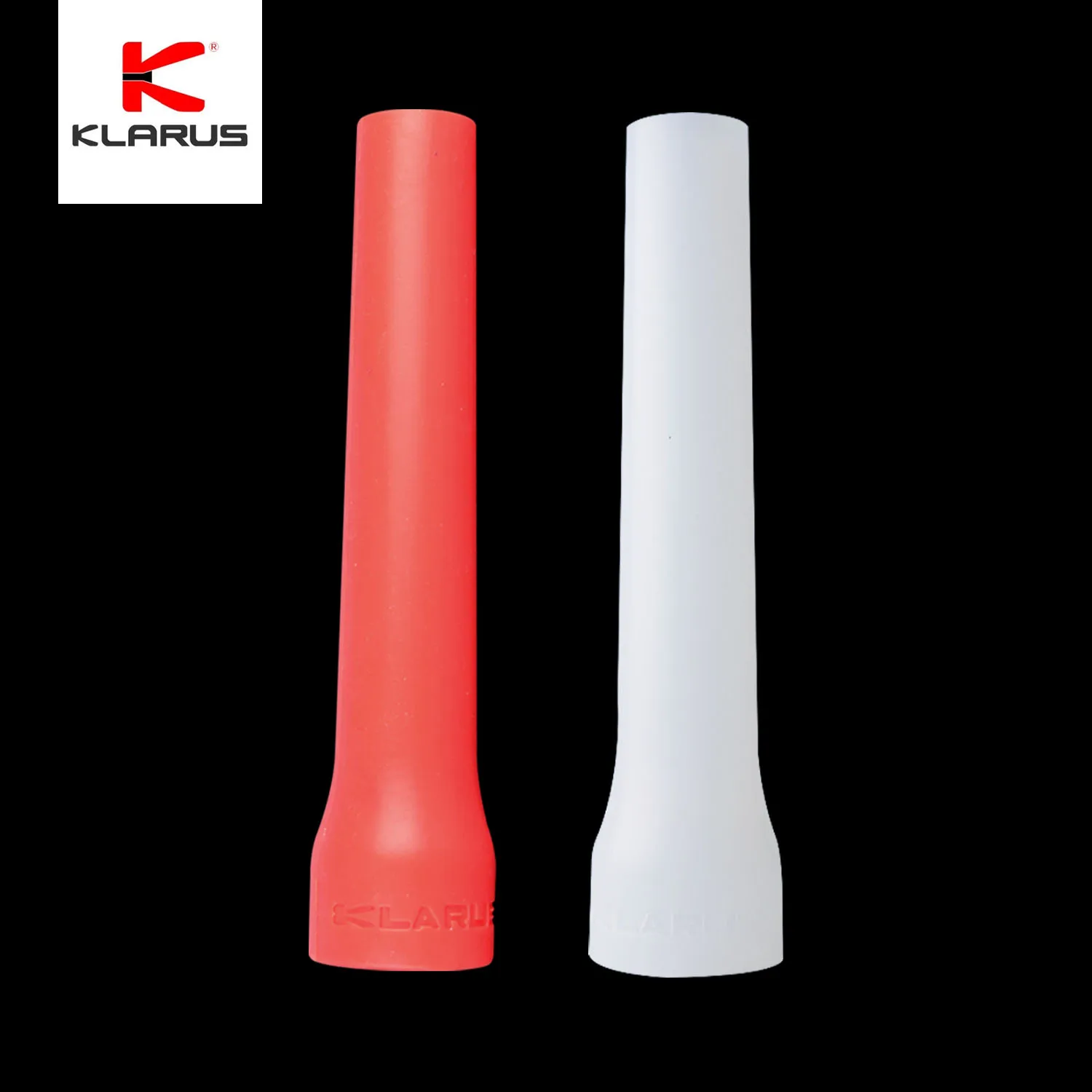 Klarus Traffic/Signal Wand KDF-1 for Flashlight Head Diameter 33-35mm, High Elasticity, Stretchable, Collapsible, Red/White