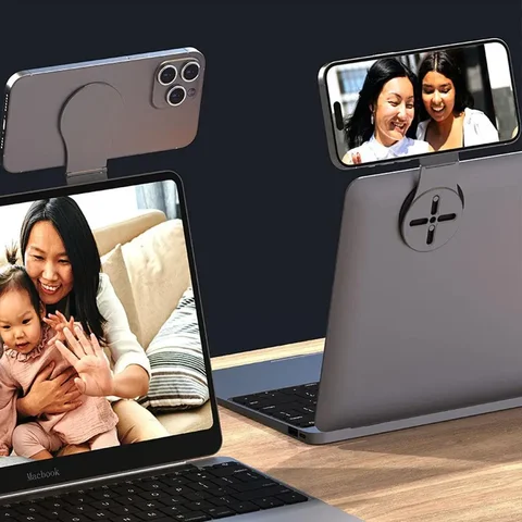 Подставка для MagSafe, автомобильный держатель для ноутбука, боковое крепление, держатель для телефона, настольное магнитное крепление для автомобиля, ноутбука, подставка Magsafe