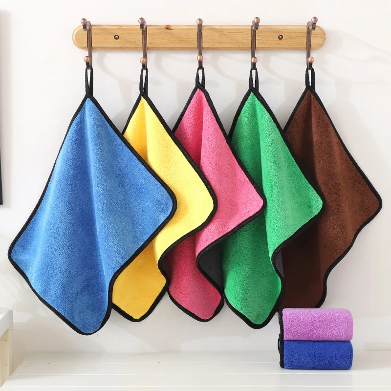 

Bath Absorbent Pet Towel Soft Lint-free Dogs Cats Bath Towels Absorbent Quick-drying Small ThickTowel Special Dog Products