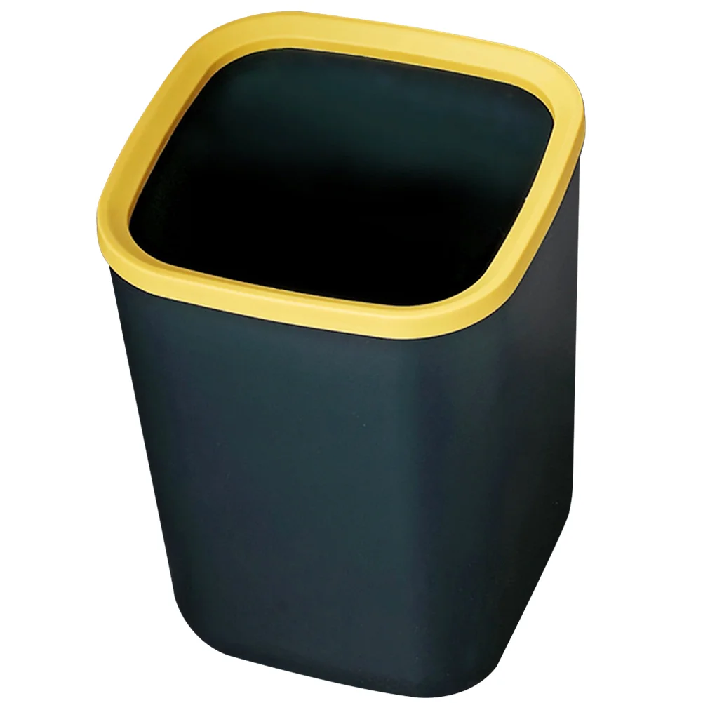 

Trash Can Outdoor Garbage Office Bathroom Rubbish Bin Bedroom Trashcan Square Waste Basket