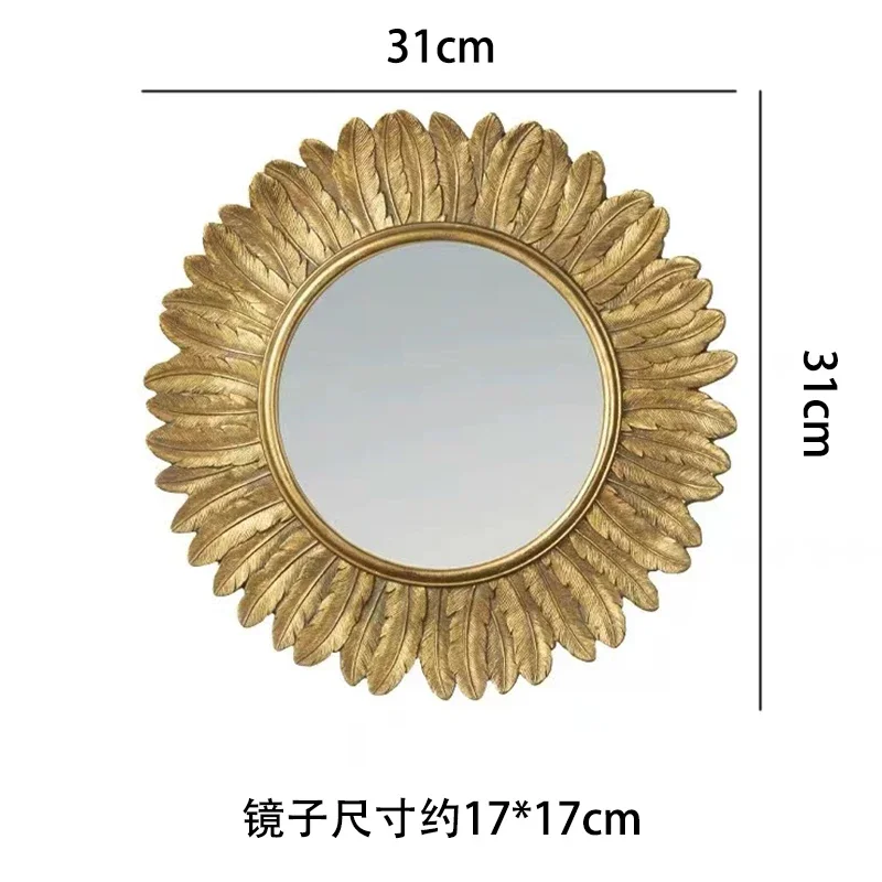 Ретро макияж декоративный Spiegel nordische Makramee Handwerk runde h Kui Spiegel Prinzessinaliya Miroir Wandbild Raum (art.: 3920d3bfefda5) - 3920d3bfefda5