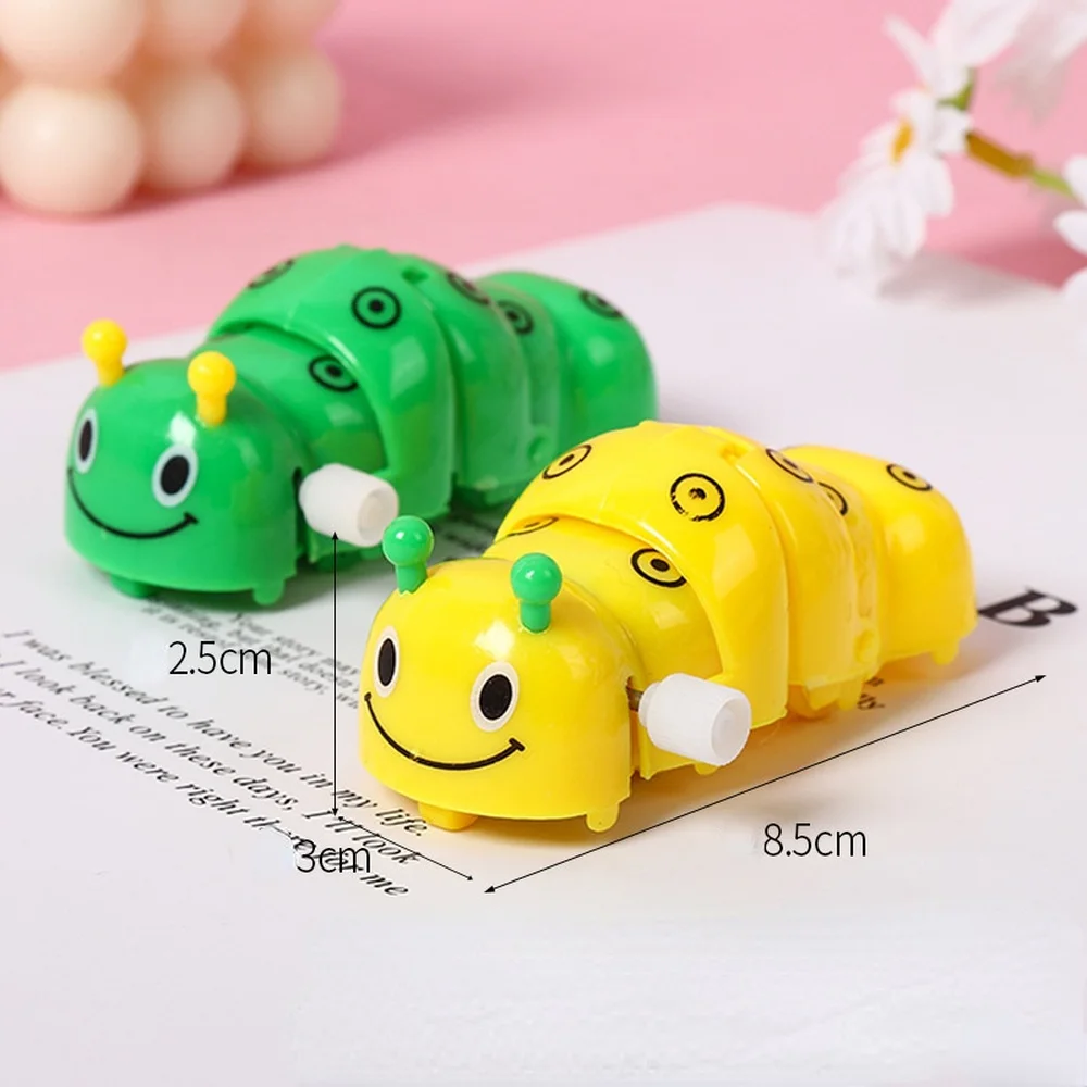 

Caterpillar Wind Up Toy Plastic Cartoon Inchworm Vintage Clockwork Toys Kids Learning Toy for Children Fun Game Boys Girls Gifts