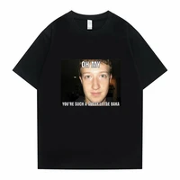 funny new mark zuckerberg meme essential tshirt oh my youre such a sussy little baka t shirt mens womens fashion loose tee shirt