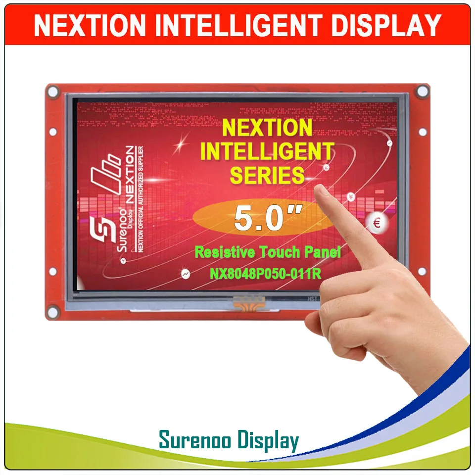 5 0 &quot800*480 Nextion интеллектуальный HMI USART последовательный TFT ЖК-модуль дисплей