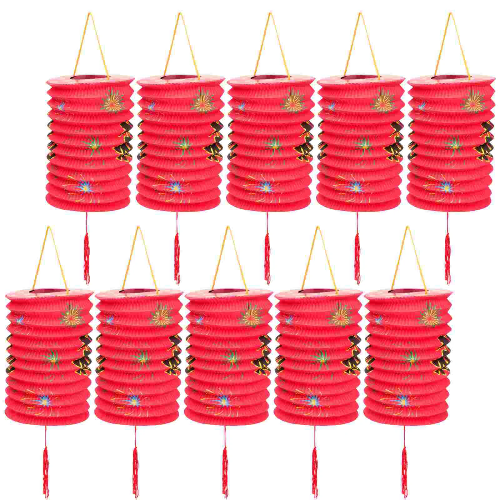 

Lantern Lanterns New Year Chinese Ing Paper Red Party Decor Festival Fireplace Tassel Spring Decorative Backdrop Years Ox