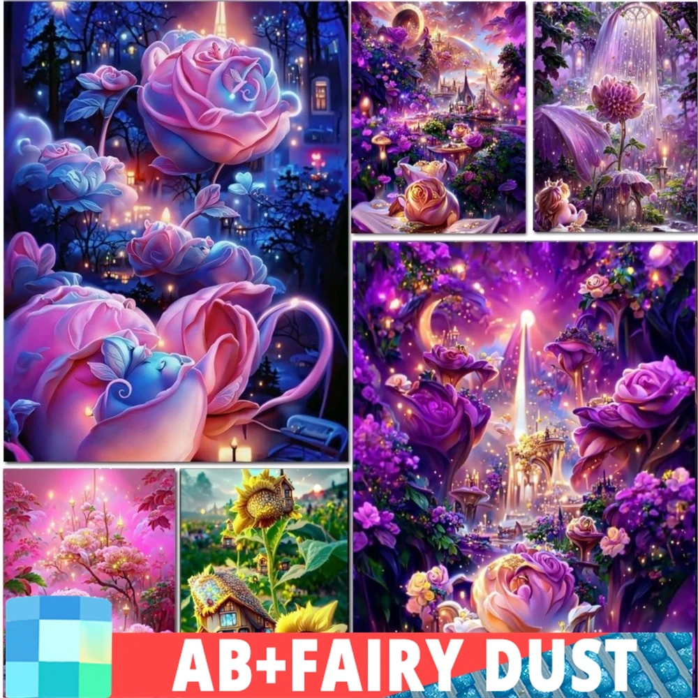 Алмазная живопись AB Fairy Dust 5d Diy