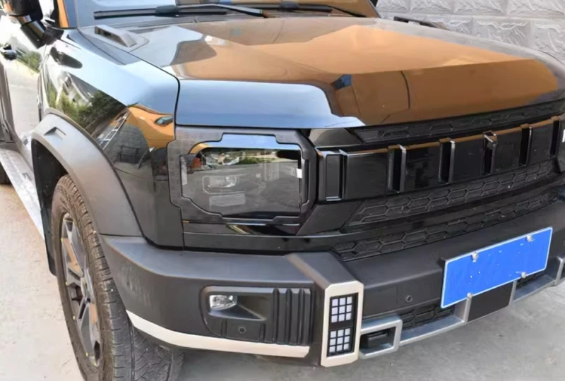 Отделка автомобильной фары внешние аксессуары подходит для JETOUR Traveler T2 2023-2024