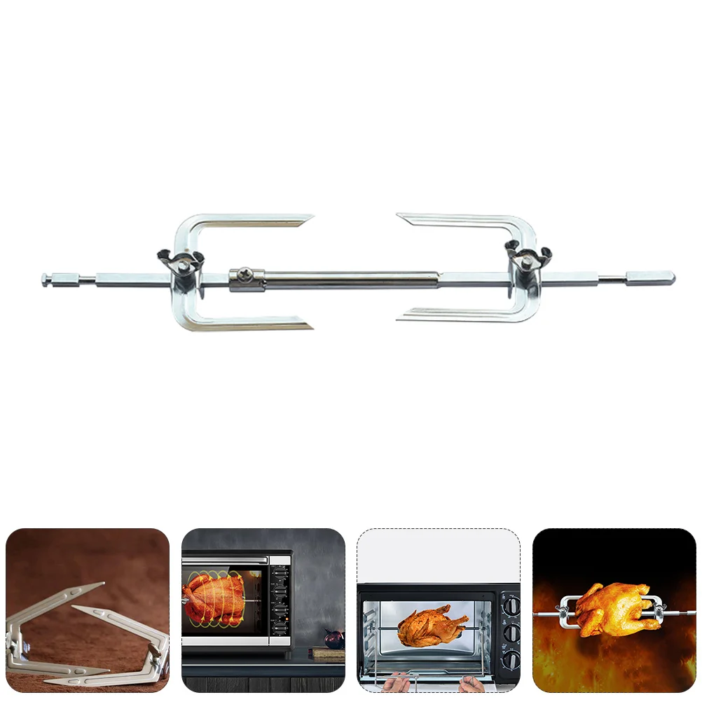 

1pc Meat Roast Fork Grill Rotisserie Air Fryer Fork Rotisserie Rotisserie Spit Rod Spit Forks