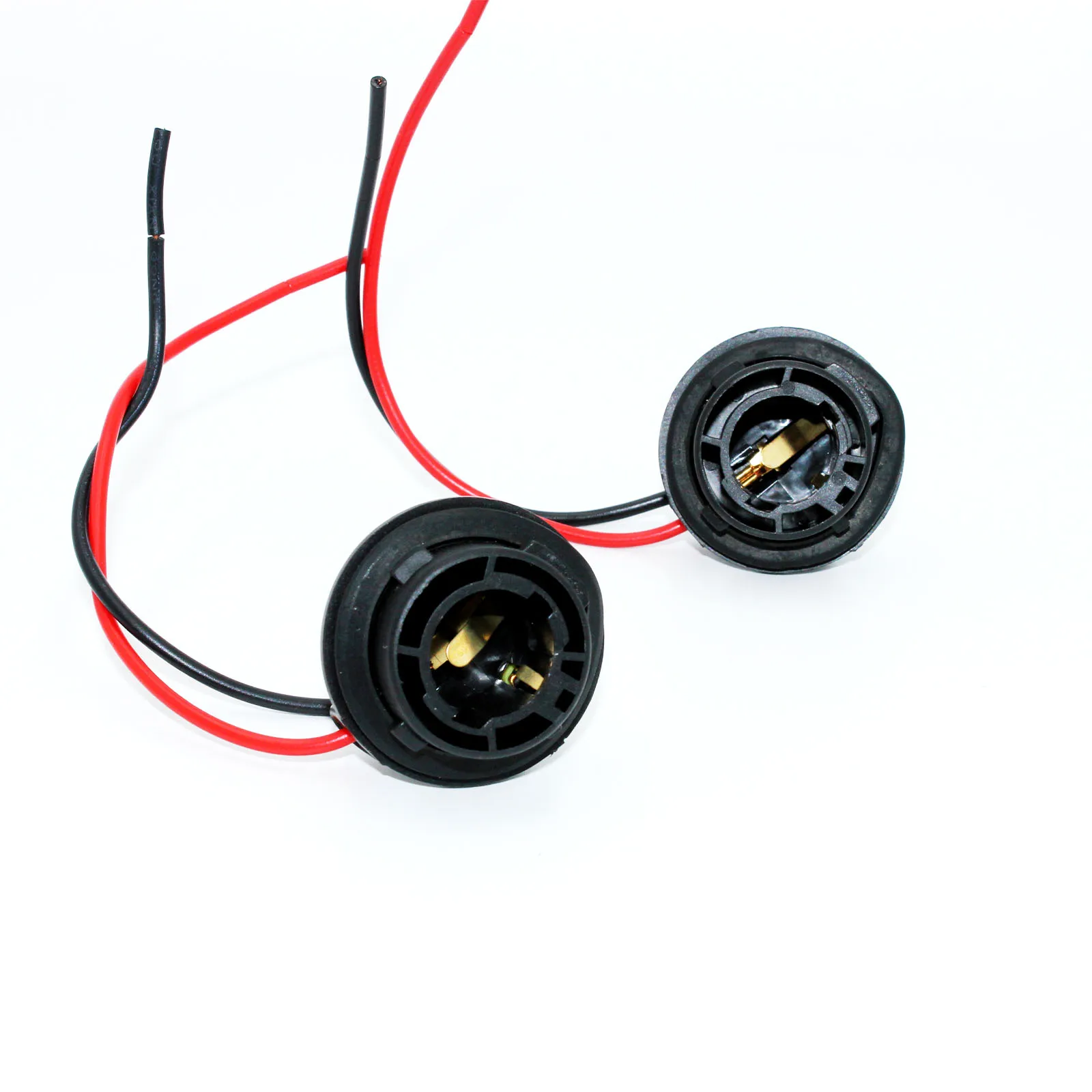 2X Bau15s 7507 PY21W Безопасный без гипервспышки Янтарный светодиодный светильник патрон