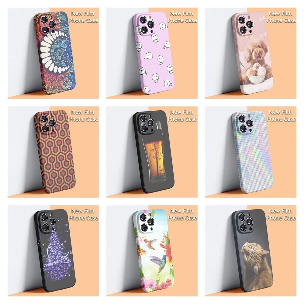 Жесткий Чехол для iPhone 14 13 12 Mini 11 Pro XS Max XR X 8 7 Plus SE2020