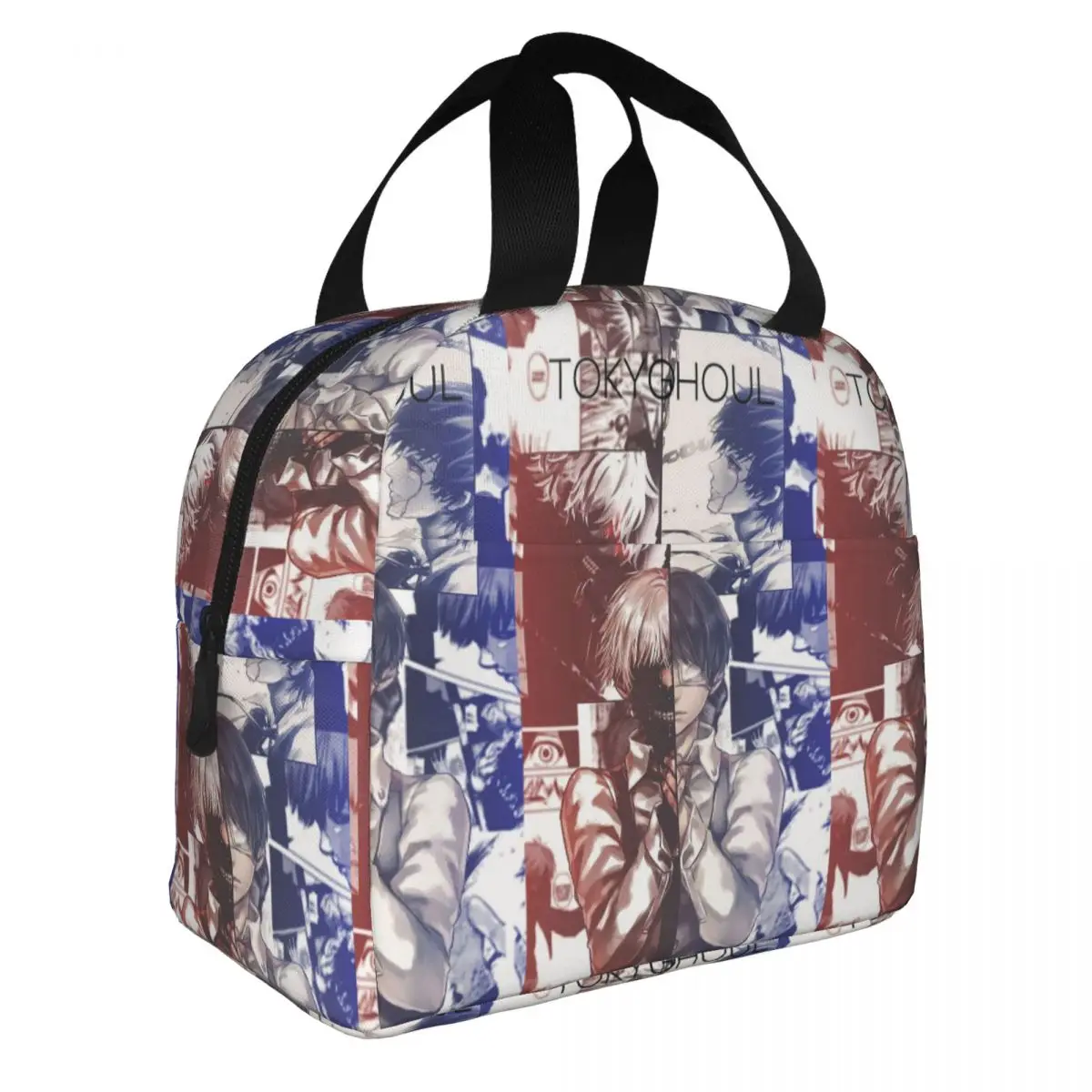

Harajuku Horror Tokyo Ghoul Kaneki Insulated Lunch Bag Thermal Bag Meal Container Japanese Manga Anime Movie Tote Lunch Box