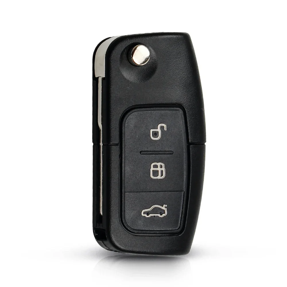 

KEYYOU 4D63/4D60 чип автомобильный дистанционный ключ DIY 433 МГц для Ford Fusion Focus Mondeo Fiesta Galaxy Uncut HU101 лезвие автомобильный откидной ключ