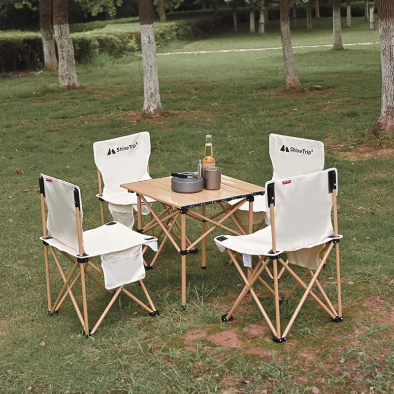 

Convenient Camping Table Outdoor Folding Tourist Table Aluminum Alloy Material Garden Furniture Strong Load-bearing Coffee Table