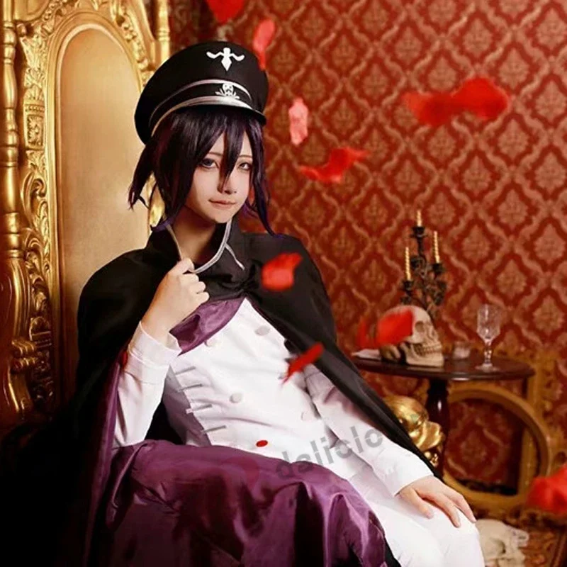 Костюм для косплея Danganronpa V3 Kokichi Ouma женская школьная форма костюм одежда парик