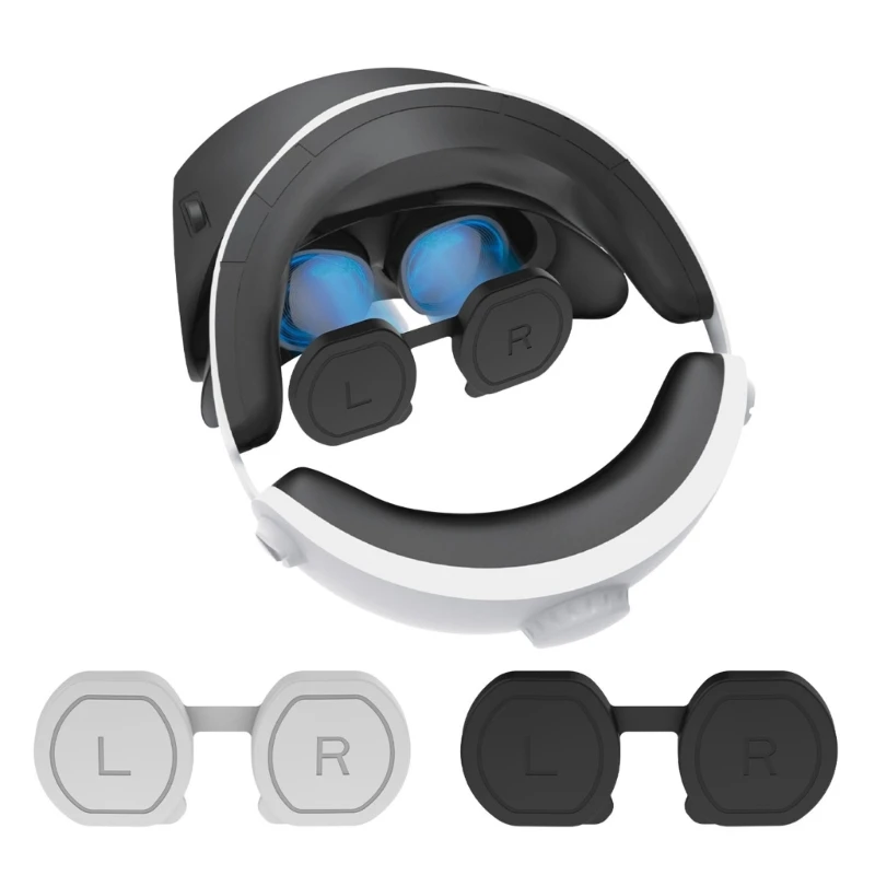 

Мягкая защитная крышка для очков виртуальной реальности, устойчивая к царапинам Крышка для гарнитуры PS VR2, защитная крышка для объектива, накладки для очков виртуальной реальности, аксессуары