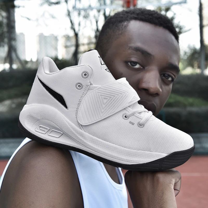 

Men's Basketball Shoes Comfortable Non-Slip Wear Resistant Boys Workout Sneakers Gym Training High Quality Basketball Sneakers