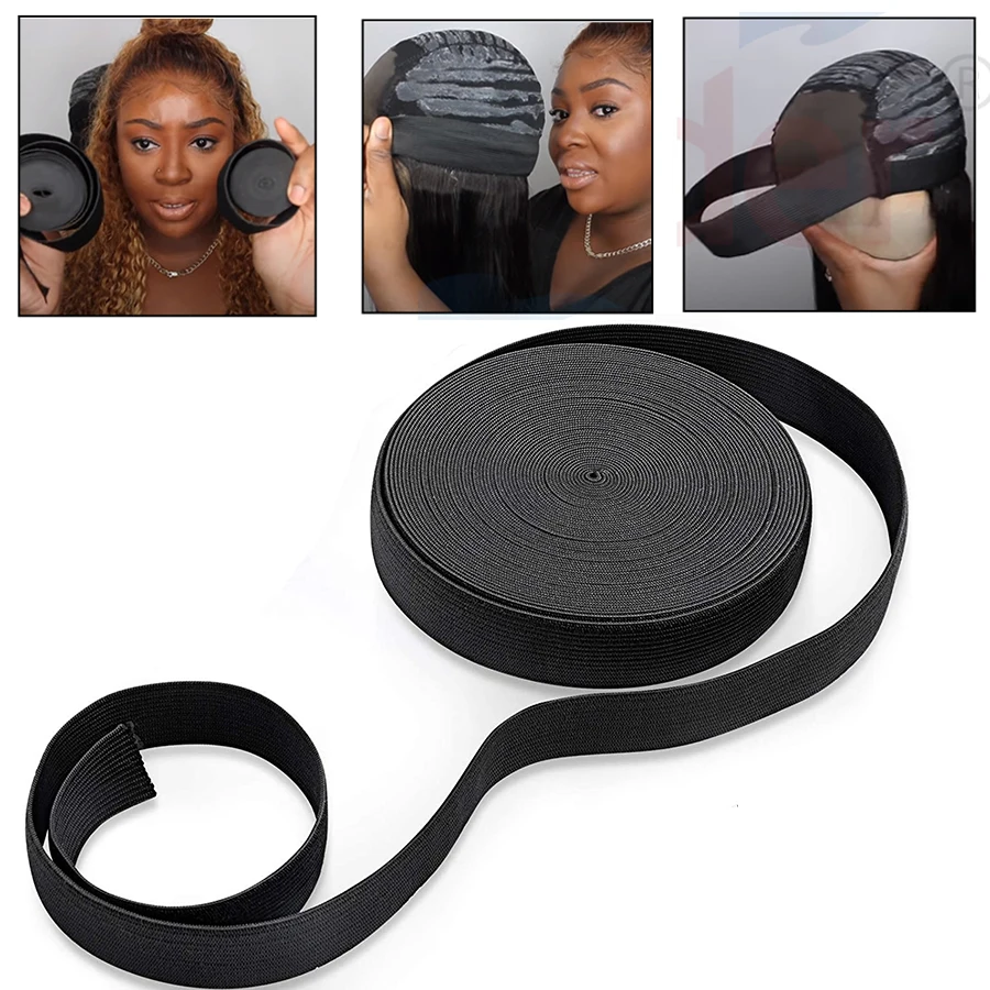 

Эластичная лента для шитья, 40 м, трикотажная эластичная лента Hengiee для париков, эластичная лента для шитья, эластичная лента для шитья, Набор ...