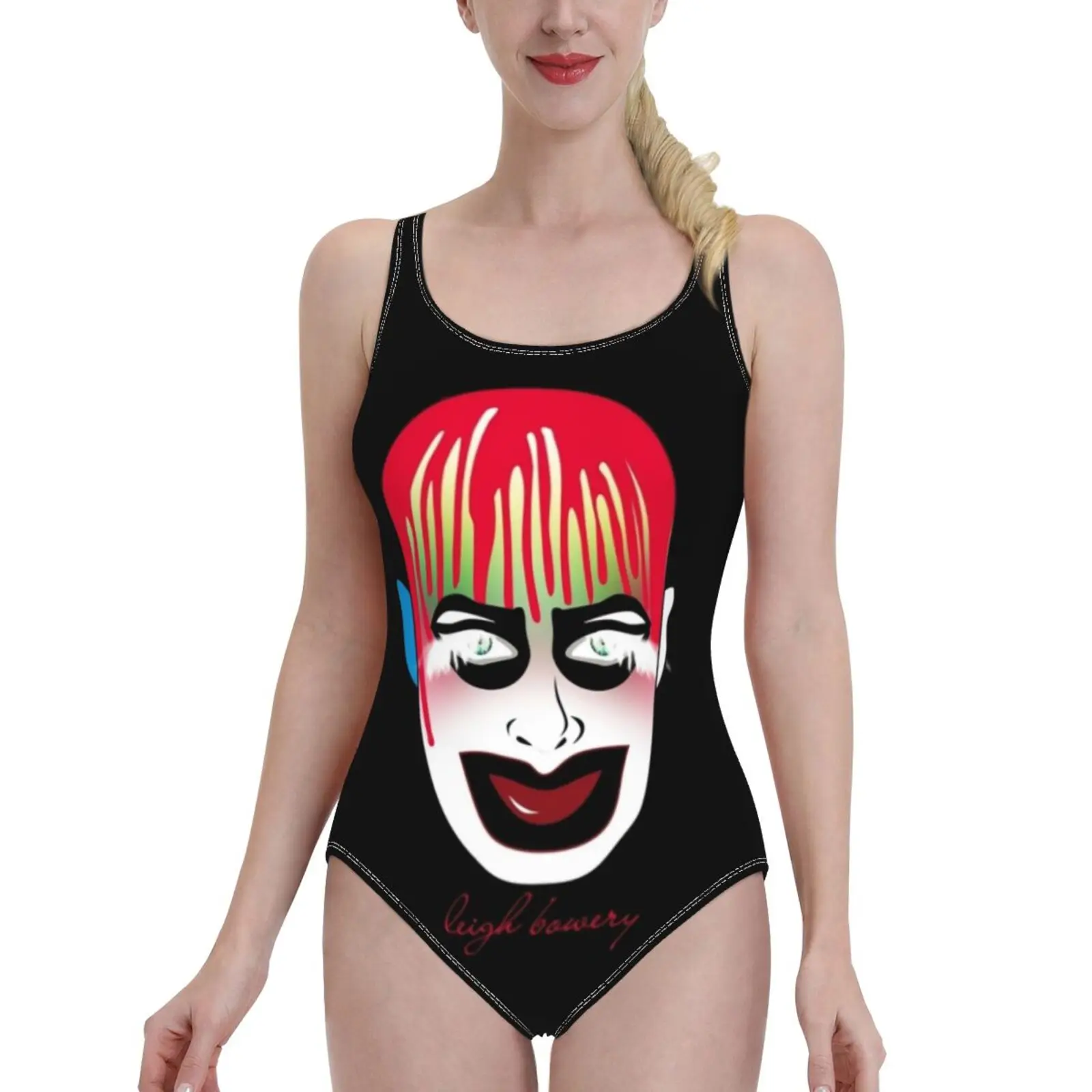 

Leigh Bowery Цельный купальник, женский сексуальный Монокини, купальные костюмы, новые пляжные купальники для девушек, Leigh Bowery, крутые, веселые, зн...