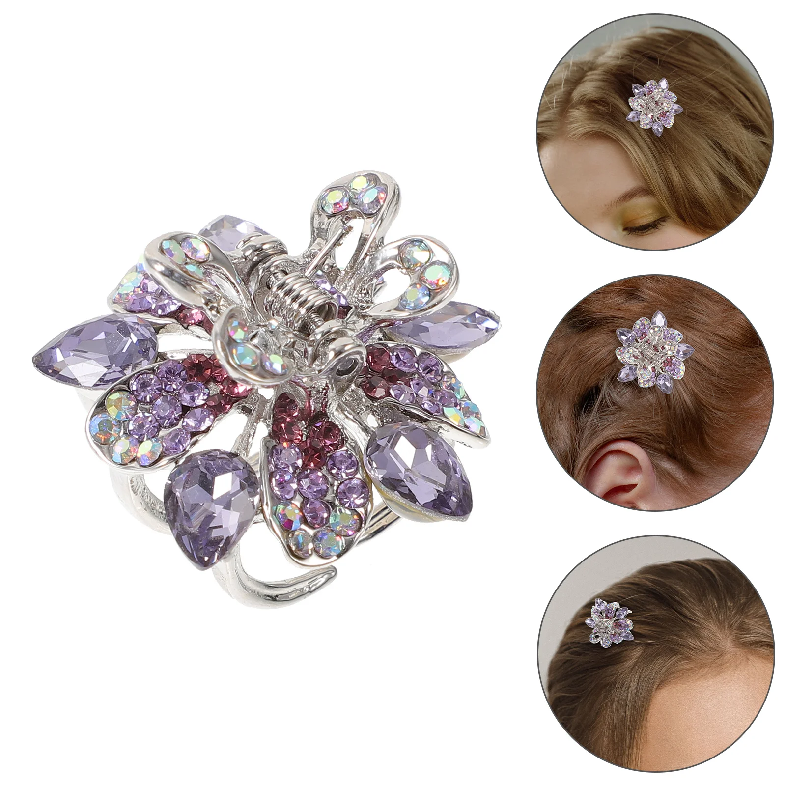 

Cumpleaños Para Decorative Hair Claw Clips Headgear Jaw Girl Small Metal Miss