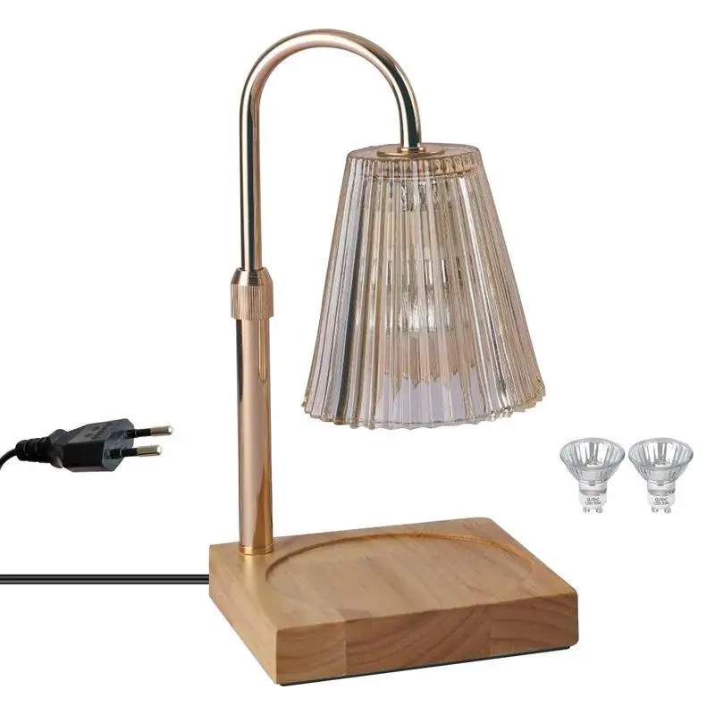 

Candle Warmer Lamp Electric Warmer For Scented Wax Candle Warmer Lantern With Dimmer Timer 2 Bulbs For Adjustable Height